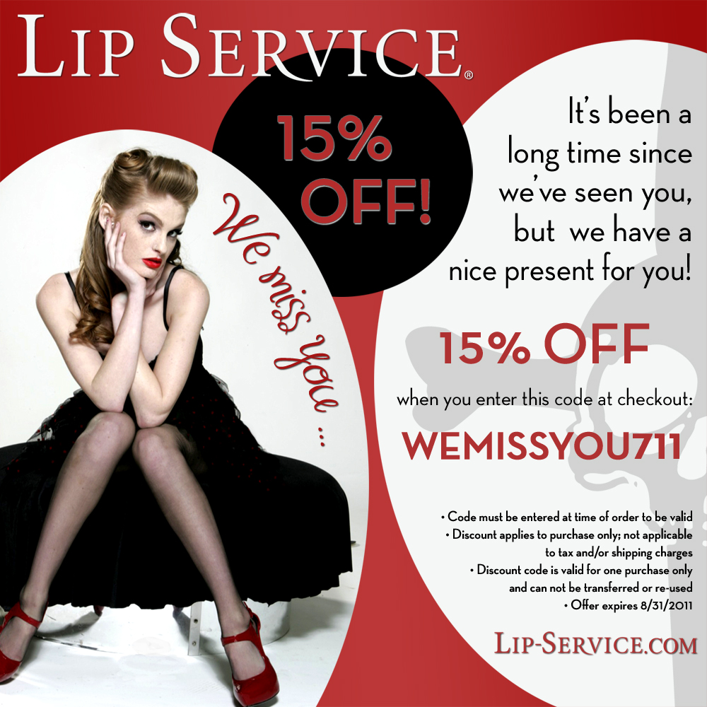 Social Media Graphics Design by Los Angeles graphic designer Mich Fisher - Lip Service 