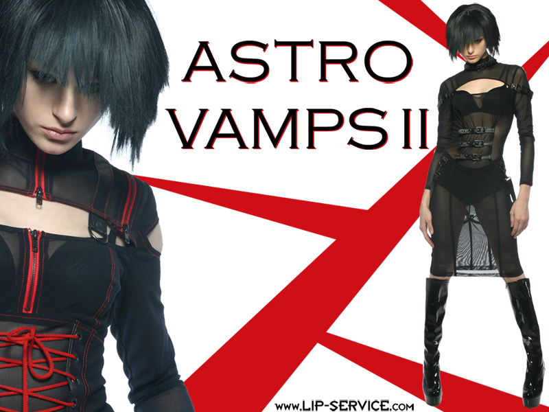 Social Media Graphics Design by Los Angeles graphic designer Mich Fisher - Lip Service Astro Vamps II