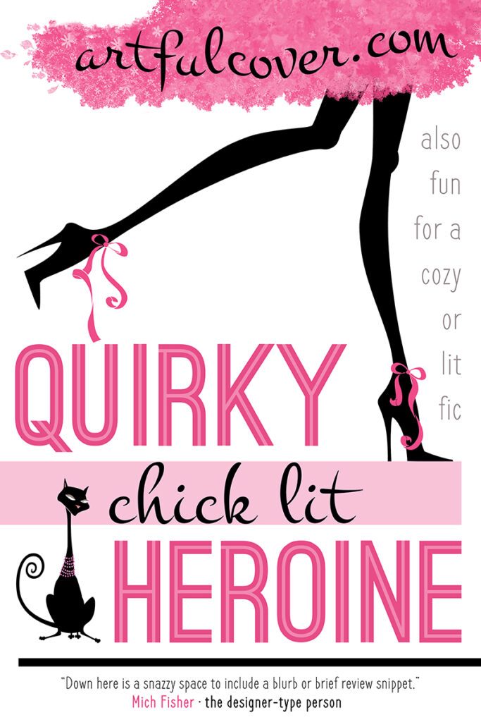 chick lit YA premade book cover design by Los Angeles graphic designer Mich Fisher