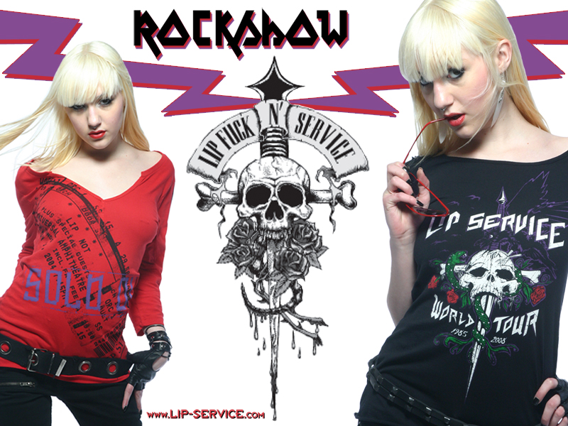 Social Media Graphics Design by Los Angeles graphic designer Mich Fisher - Lip Service Rock Show